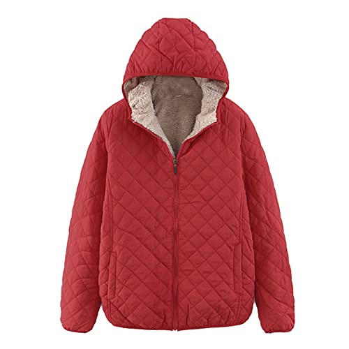 Copelsie PlüSchjacke Damen Flauschig, Hoodie Damen Kapuzenpullover Teddy-Fleece Pullover Herbst Winter Warm Oberteil Langarm Einfarbig Casual Sweatshirt von Copelsie