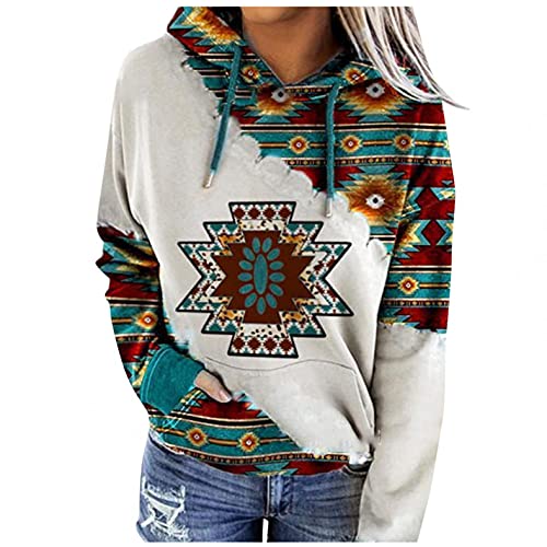 Copelsie Pullover Damen elegant, Hoodie Damen reißverschluss, Damen Kapuzenpullover Sport Langarm Farbabstimmung Leichter Basic Pullover Hoodie Farbkontrast Patchwork Kapuze Tasche Sweatshirt Top von Copelsie