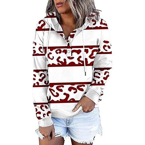 Copelsie Pullover Damen elegant, Winterjacke lang, Hoodie Kapuzen Sweatjacke Pullis Reißverschluss Sweatshirt Kapuzenpullover Herbst Winter Kapuzenjacke Jacke Mantel, Z7-rot, L von Copelsie