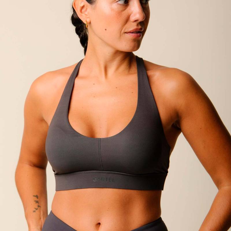 Copenhagen Cartel x Align by Blume Sport BH, Grau, Größe: S, Damen von Copenhagen Cartel