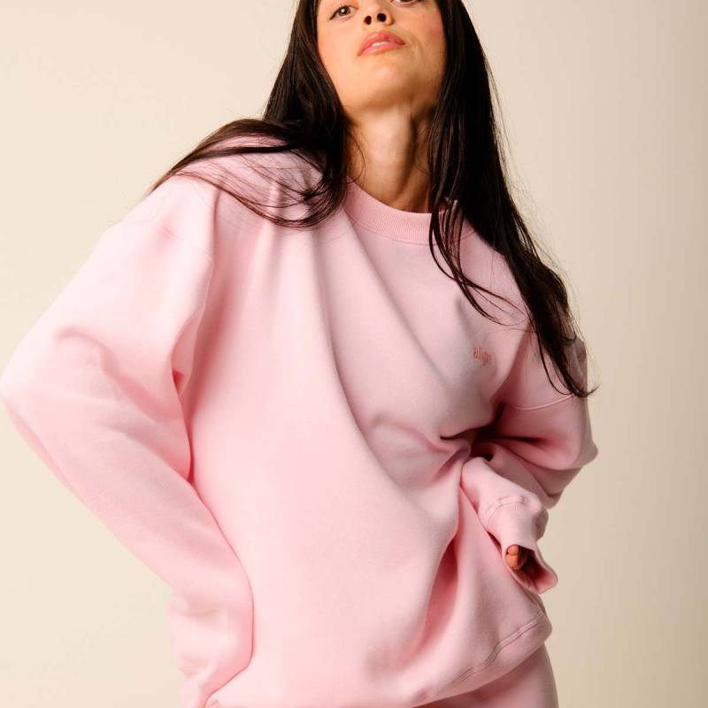 Copenhagen Cartel x Align by Blume Sweatshirt, Rosa, Größe: M, Damen von Copenhagen Cartel