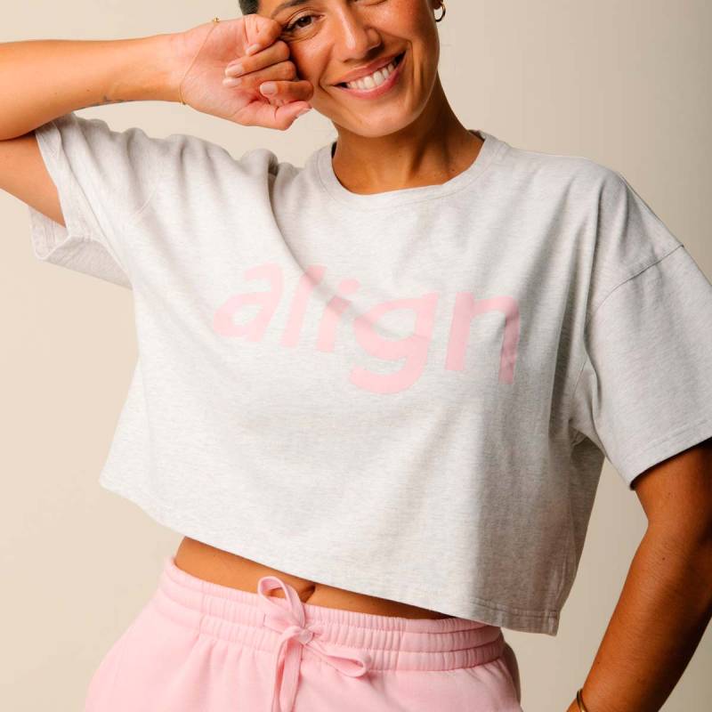 Copenhagen Cartel x Align by Blume T-Shirt, Grau, Größe: M, Damen von Copenhagen Cartel