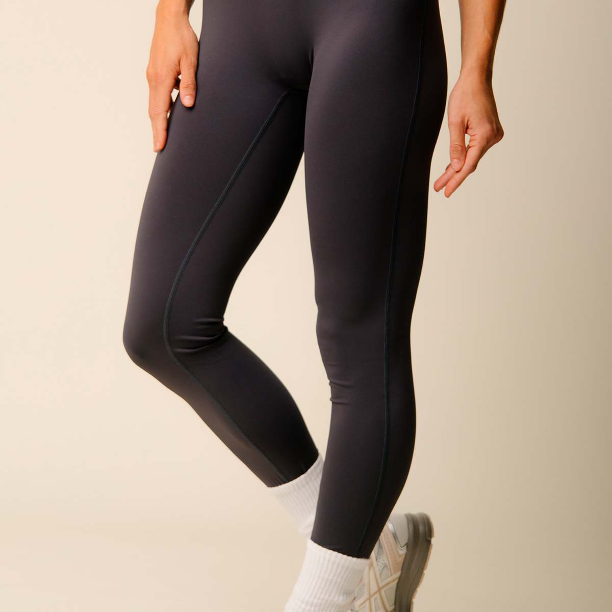 Copenhagen Cartel x Align by Blume sports Leggings, Grau, Größe: L, Damen von Copenhagen Cartel