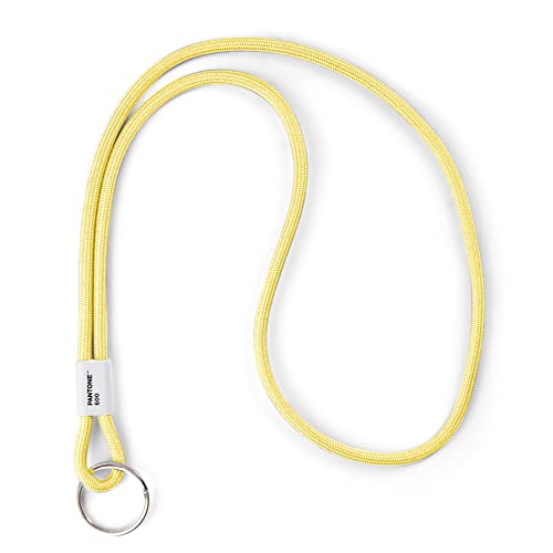 Pantone Design-Schlüsselband Key Chain Long | Schlüsselanhänger robust und Farbenfroh | lang | Light Yellow 600 von Copenhagen Design