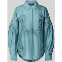 Copenhagen Muse Bluse mit verdeckter Knopfleiste Modell 'MOLLY' in Petrol, Größe M Copenhagen Muse Bluse mit verdeckter Knopfleiste Modell 'MOLLY' in Petrol, Größe M von Copenhagen Muse