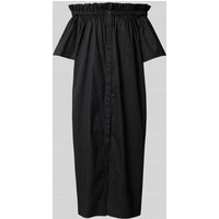 Copenhagen Muse Midikleid mit Knopfleiste Modell 'SHIRLEY-DRESS' in Black, Größe XL Copenhagen Muse Midikleid mit Knopfleiste Modell 'SHIRLEY-DRESS' in Black, Größe XL von Copenhagen Muse
