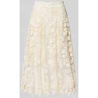Copenhagen Muse Midirock mit semitransparentem Besatz in Offwhite, Größe XL von Copenhagen Muse