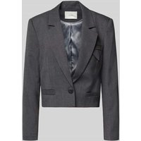 Copenhagen Muse Regular Fit Blazer mit Reverskragen Modell 'TAILOR' in Dunkelgrau Melange, Größe S von Copenhagen Muse