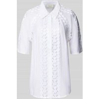 Copenhagen Muse Regular Fit Bluse mit verdeckter Knopfleiste Modell 'MOLLY' in Offwhite, Größe L von Copenhagen Muse