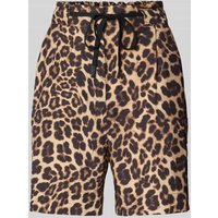 Copenhagen Muse Shorts aus Viskose mit Tunnelzug Modell 'GABBY' in Mittelbraun, Größe M von Copenhagen Muse