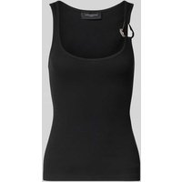 Copenhagen Muse Tanktop mit Applikation Modell 'SIV' in Black, Größe L von Copenhagen Muse