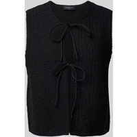 Copenhagen Muse Weste mit Schnürung Modell 'FIONA' in Black, Größe XS von Copenhagen Muse