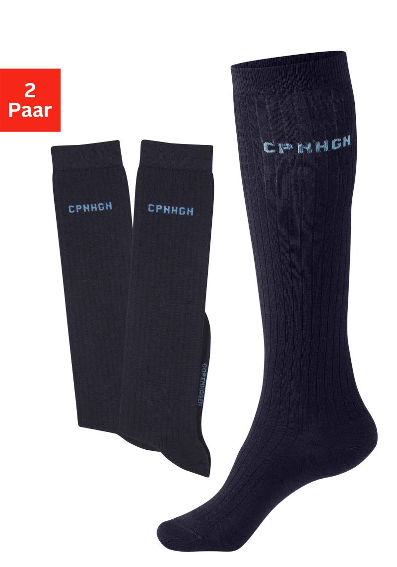 Copenhagen Studios Kniestrümpfe Packung, 2 Paar tlg. mit weicher wärmender Wolle von Copenhagen Studios