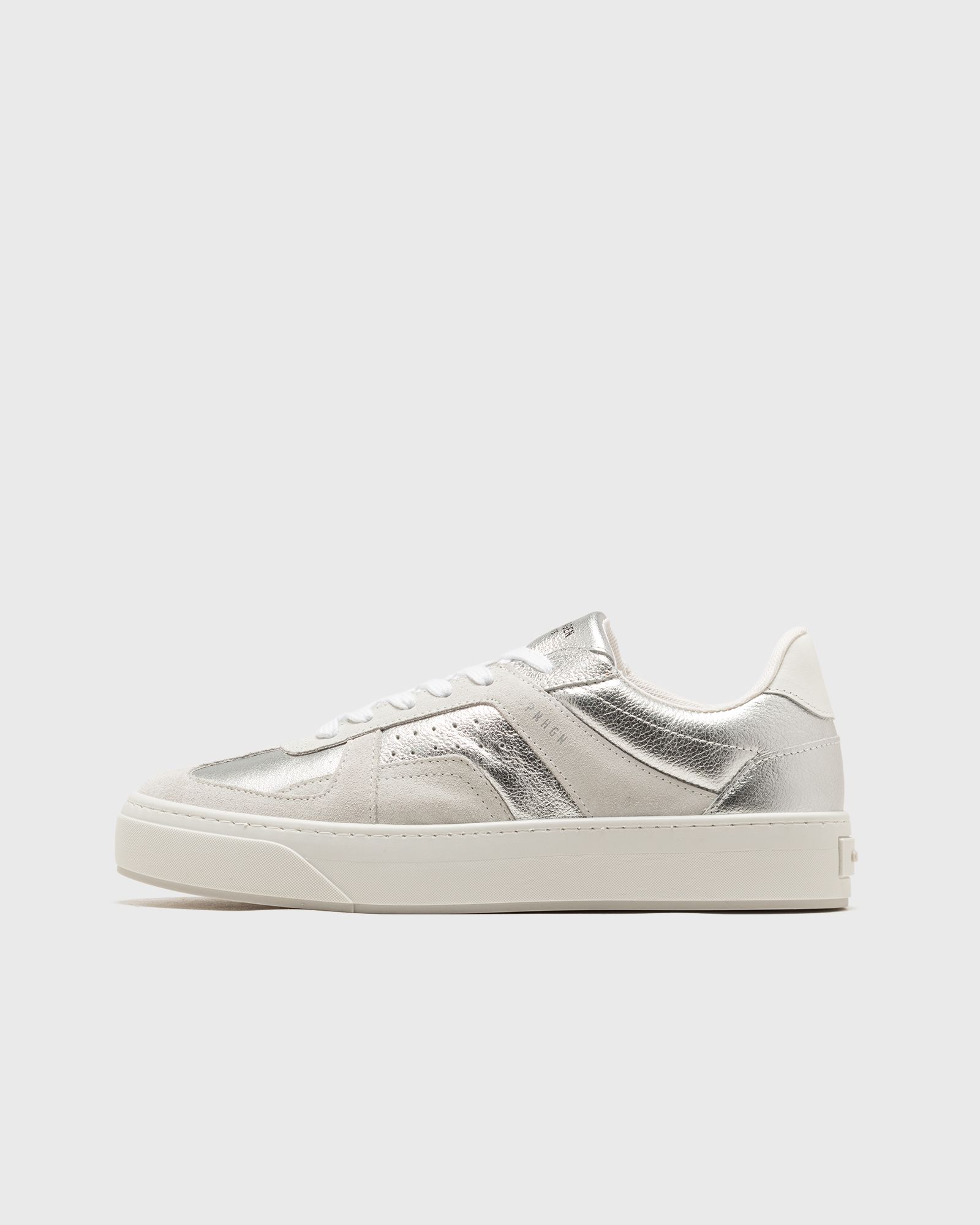 Copenhagen Studios MATERIAL MIX women Lowtop silver|white in Größe:36 von Copenhagen Studios