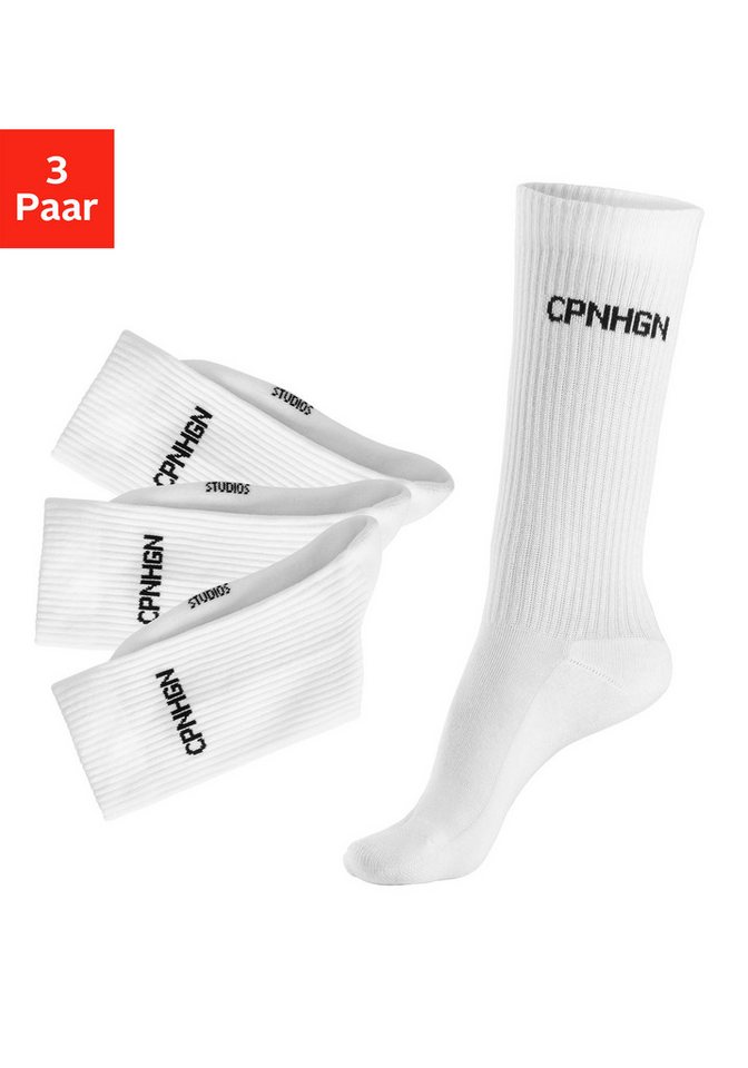 Copenhagen Studios Tennissocken (Packung, 3-Paar) mit Halbfußfrottee von Copenhagen Studios