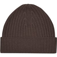 Tom Rusborg Softe Kaschmirmütze im Rippstrick in 0 von Tom Rusborg