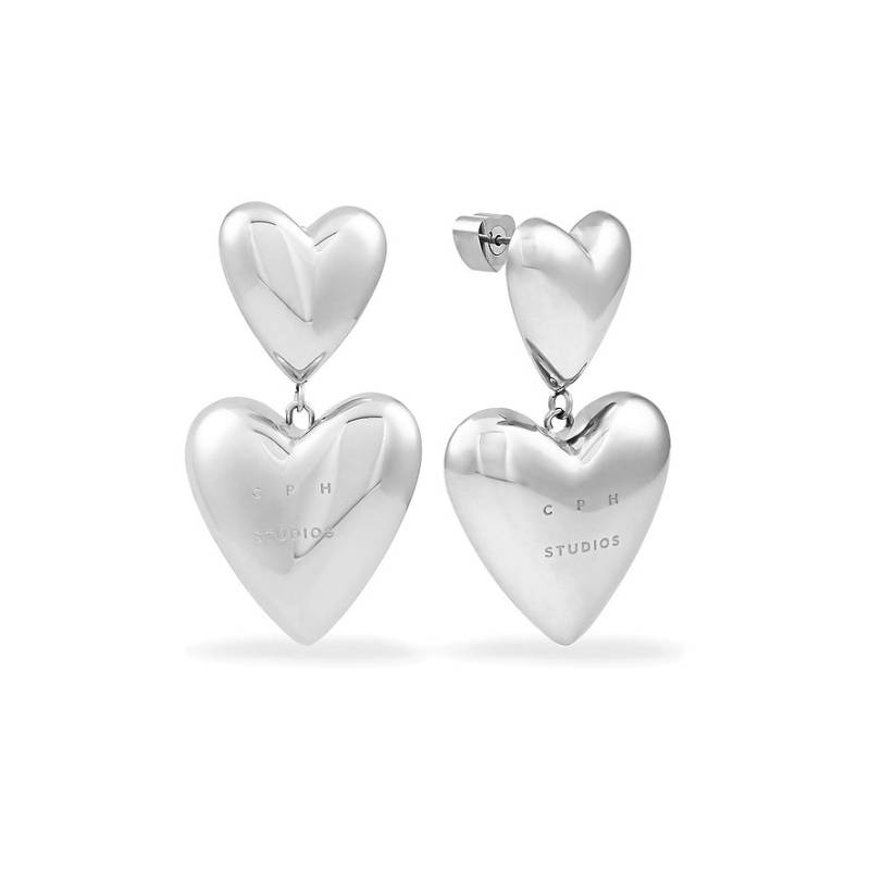 Copenhagen Studios Ohrhänger Puffy Hearts CPJ-0002-E-40 Edelstahl von Copenhagen Studios