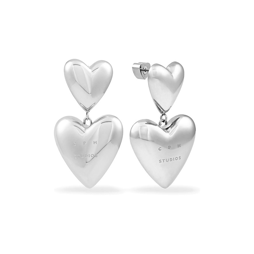 Copenhagen Studios Ohrhänger Puffy Hearts CPJ-0002-E-40 von Copenhagen Studios