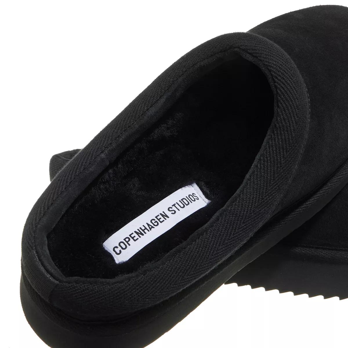 Copenhagen Slipper & Pantoletten - CPH249 Suede - Gr. 37 (EU) - in Schwarz - für Damen von Copenhagen