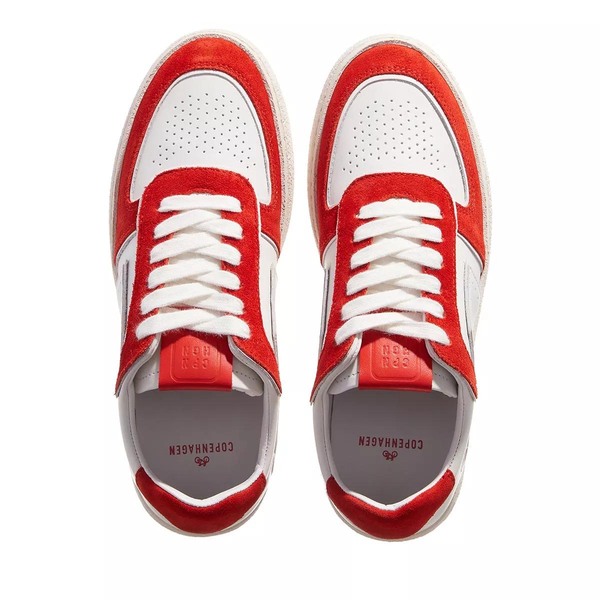 Copenhagen Sneakers - CPH264 leather mix white/red - Gr. 41 (EU) - in Rot - für Damen von Copenhagen