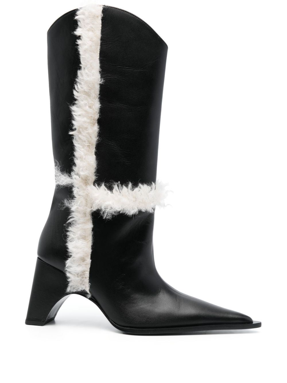 Coperni Stiefel mit Shearling 85mm - Schwarz von Coperni