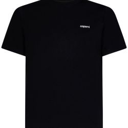 Coperni Herren Schwarz Baumwolle Logo Rundhals-t-shirt von Coperni