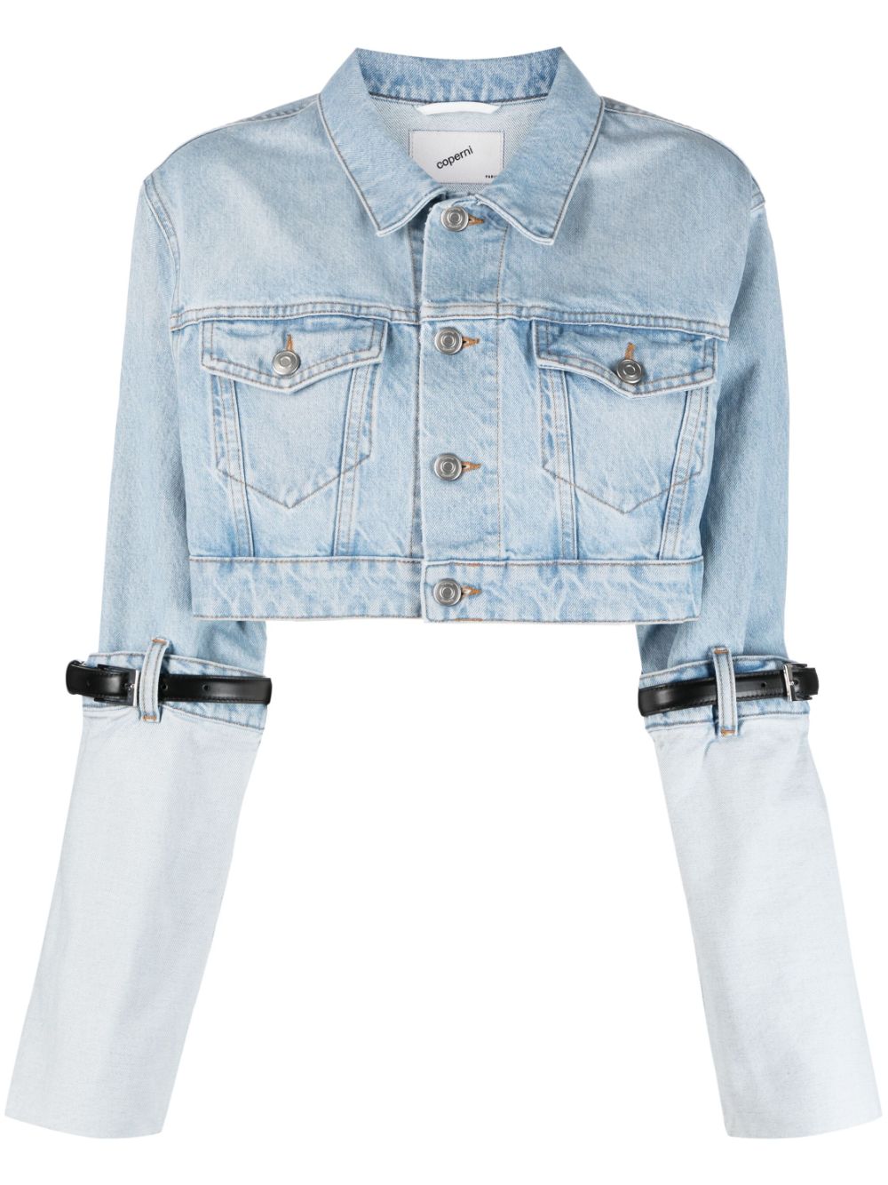 Coperni Klassische Cropped-Jeansjacke - Blau von Coperni