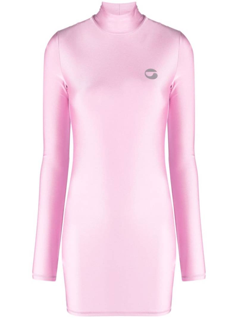 Coperni Minikleid mit Logo - Rosa von Coperni