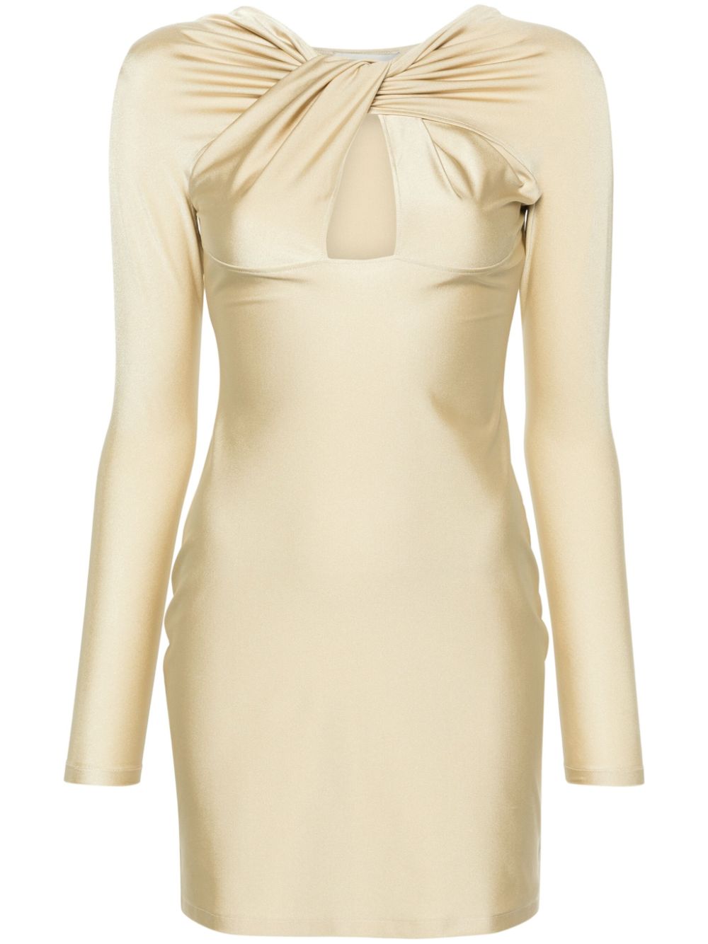 Coperni Geknotetes Minikleid mit Cut-Out - Nude von Coperni