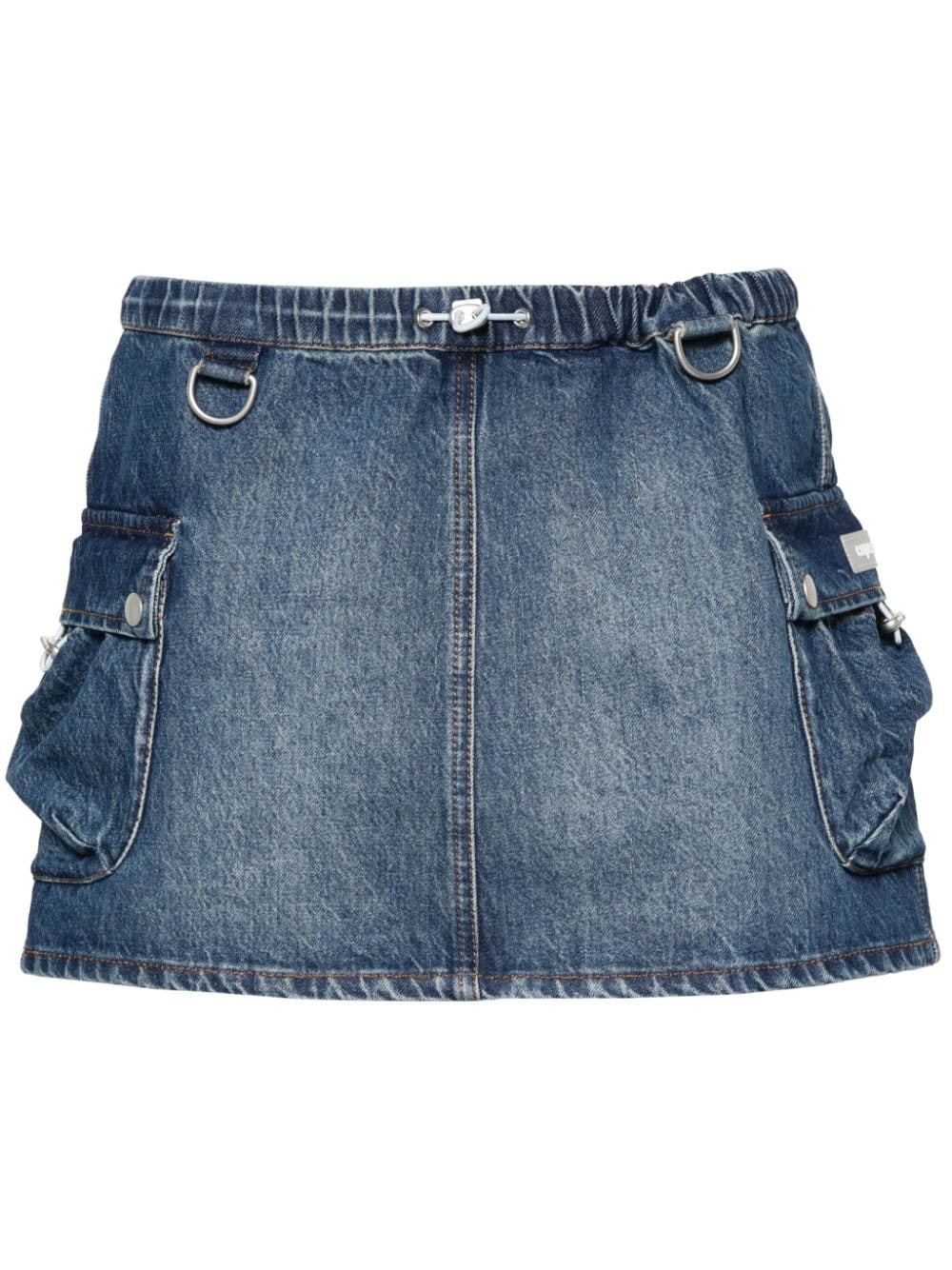 Coperni denim cargo mini skirt - Blau von Coperni