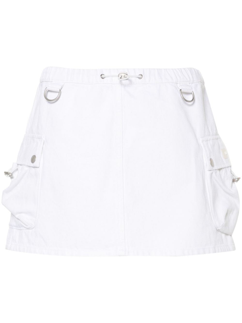 Coperni denim cargo mini skirt - Weiß von Coperni