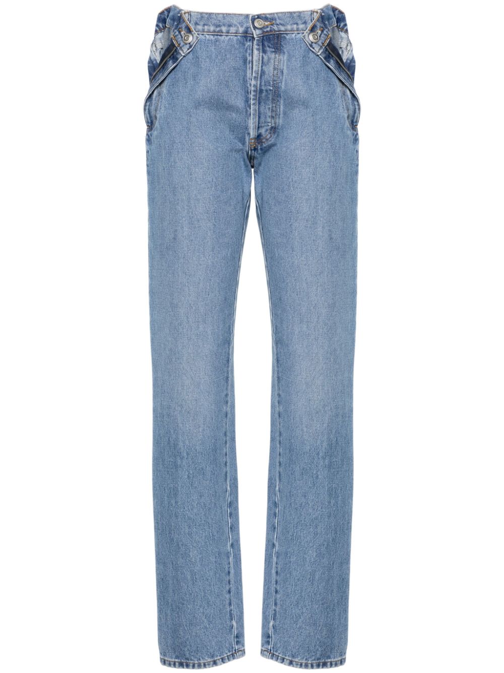 Coperni Open Hip Jeans mit geradem Bein - Blau von Coperni