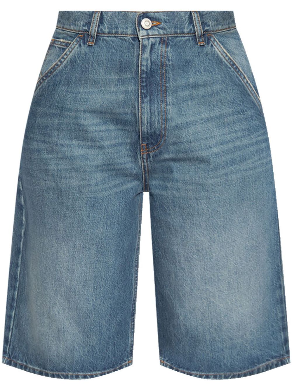 Coperni Knielange Jeans-Shorts - Blau von Coperni