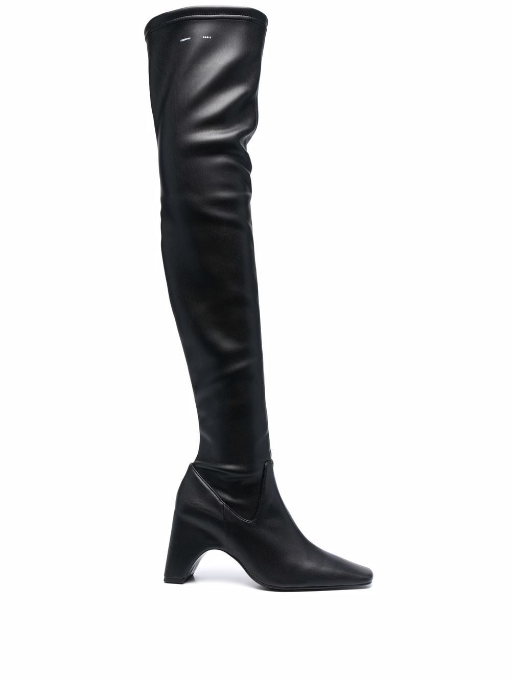 Coperni Overknee-Stiefel aus veganem Leder - Schwarz von Coperni