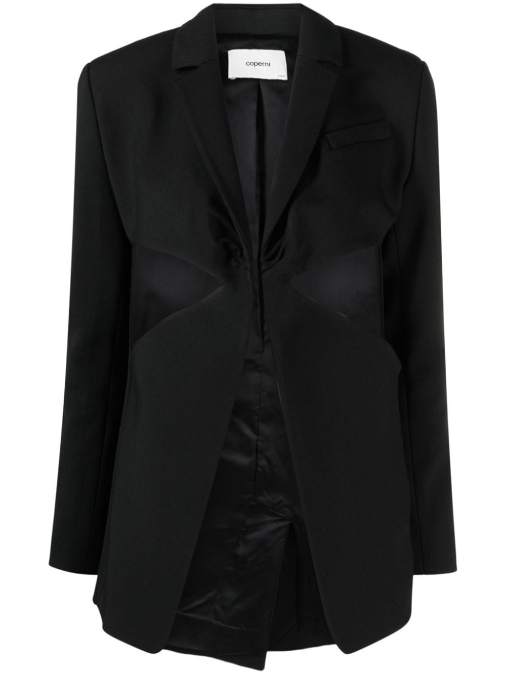 Coperni Blazer mit Cut-Outs - Schwarz von Coperni