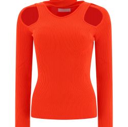 Stylisches Rotes Cut-out Top Von Coperni von Coperni