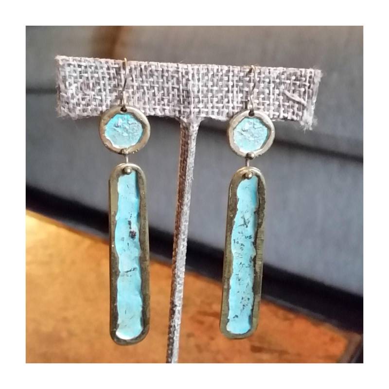 Messing Ohrringe von CopiaDesigns