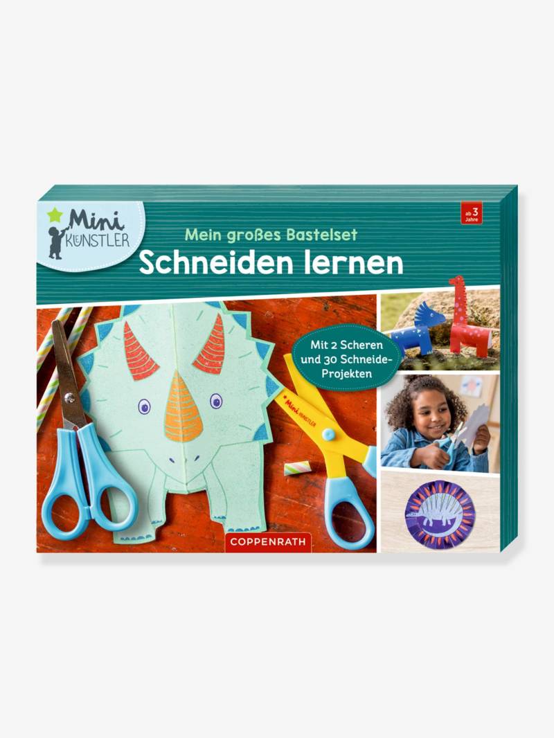 Mein großes Bastelset Schneiden lernen Dinos MINI-KÜNSTLER Kinder Coppenrath von Coppenrath Verlag