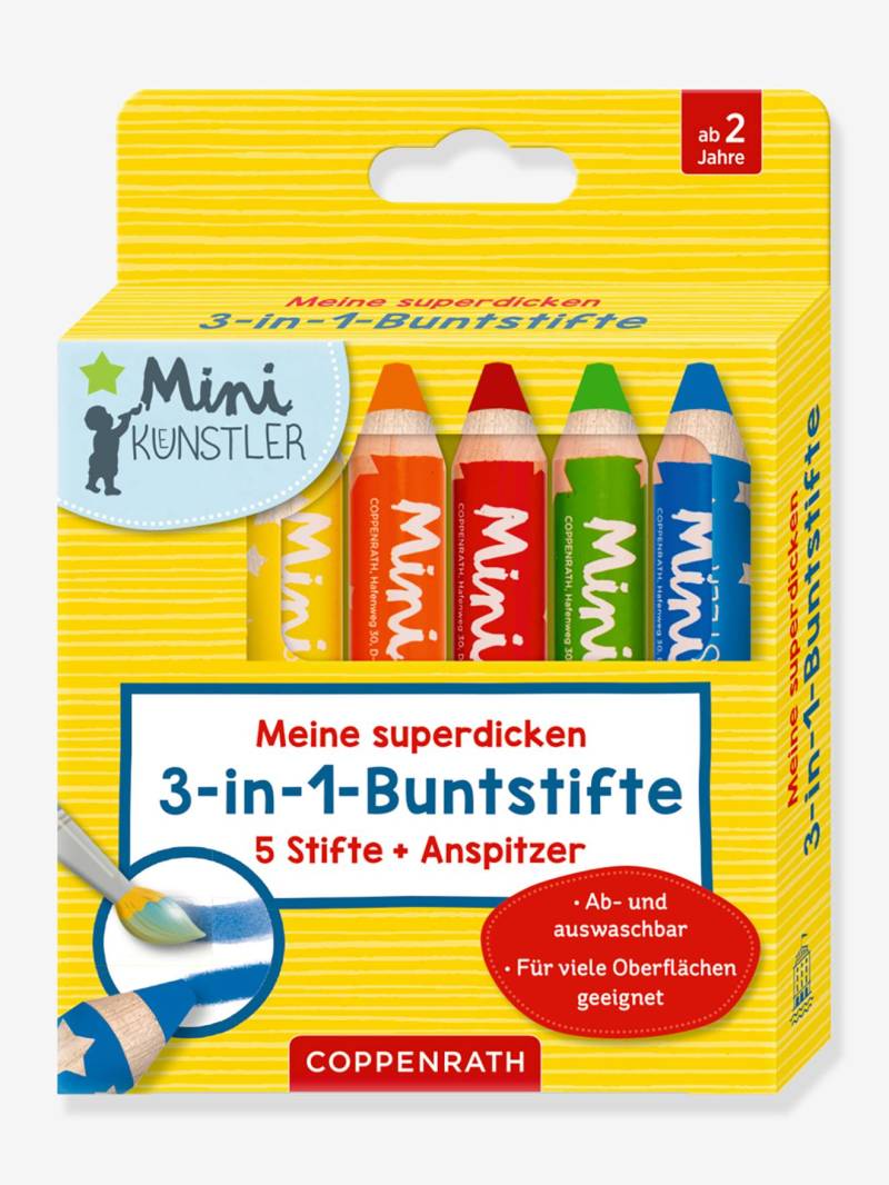 Meine superdicken 3-in-1-Buntstifte MINI-KÜNSTLER Kinder Coppenrath von Coppenrath Verlag