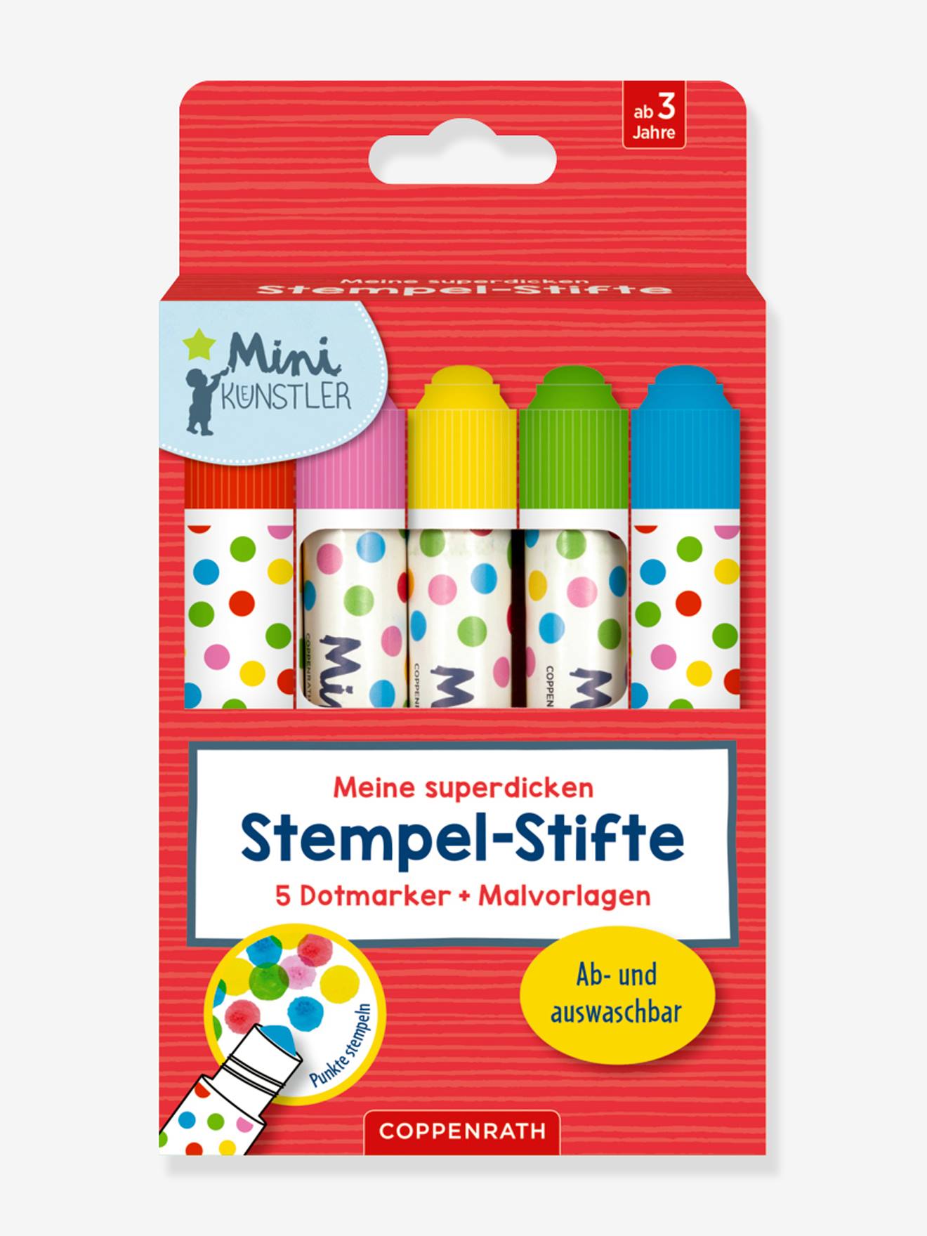 Meine superdicken Stempel-Stifte MINI-KÜNSTLER Kinder Coppenrath von Coppenrath Verlag