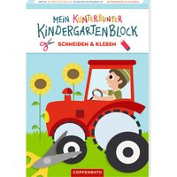 Coppenrath Mein kunterbunter Kindergartenblock: Schneiden & Kleben (Fahrzeuge) von Coppenrath