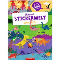 Coppenrath Wimmel-Stickerwelt: Dinos & Co. von Coppenrath