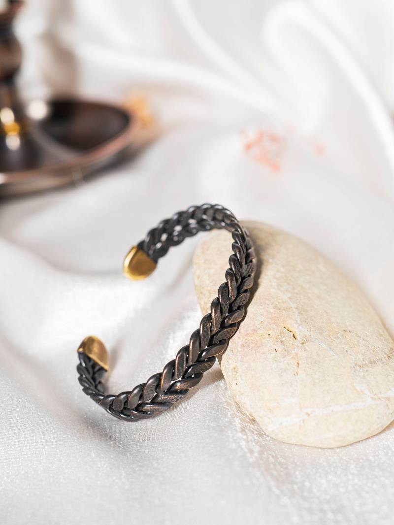 Massives Kupfer Manschette Armband, Handgemachte Unisex Armband von CopperConceptShop