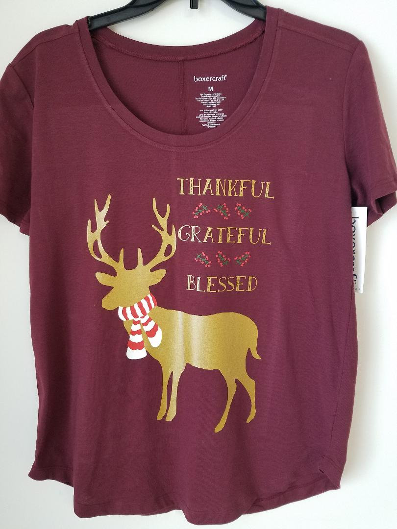 Weihnachten Rentier, Gesegnetes Hemd, Weihnachtshemd, Rentierhemd, Dankbares Rentier von CopperPennyDE