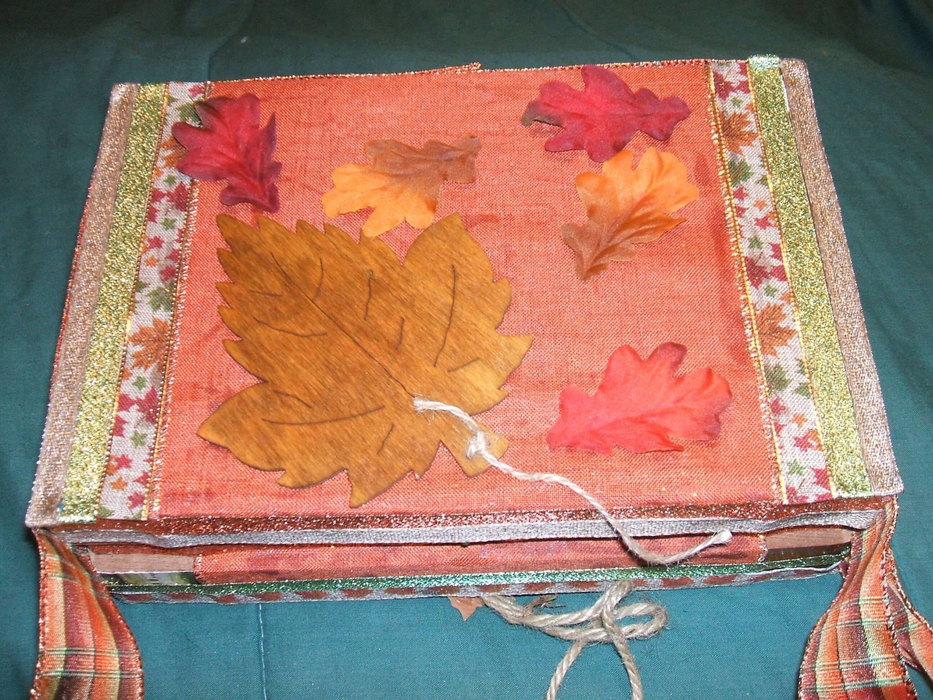 Herbst Ernte Zigarre Box Geldbörse in Glitzernden Erdtönen Herbst Ernte Zigarre Box Geldbörse in Glitzernden Erdtönen von Coppercourser