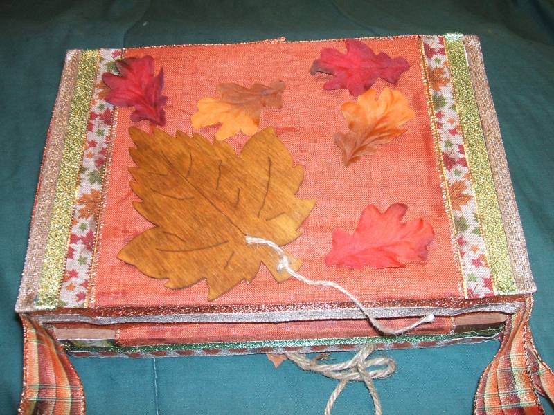 Herbst Ernte Zigarre Box Geldbörse in Glitzernden Erdtönen Herbst Ernte Zigarre Box Geldbörse in Glitzernden Erdtönen von Coppercourser