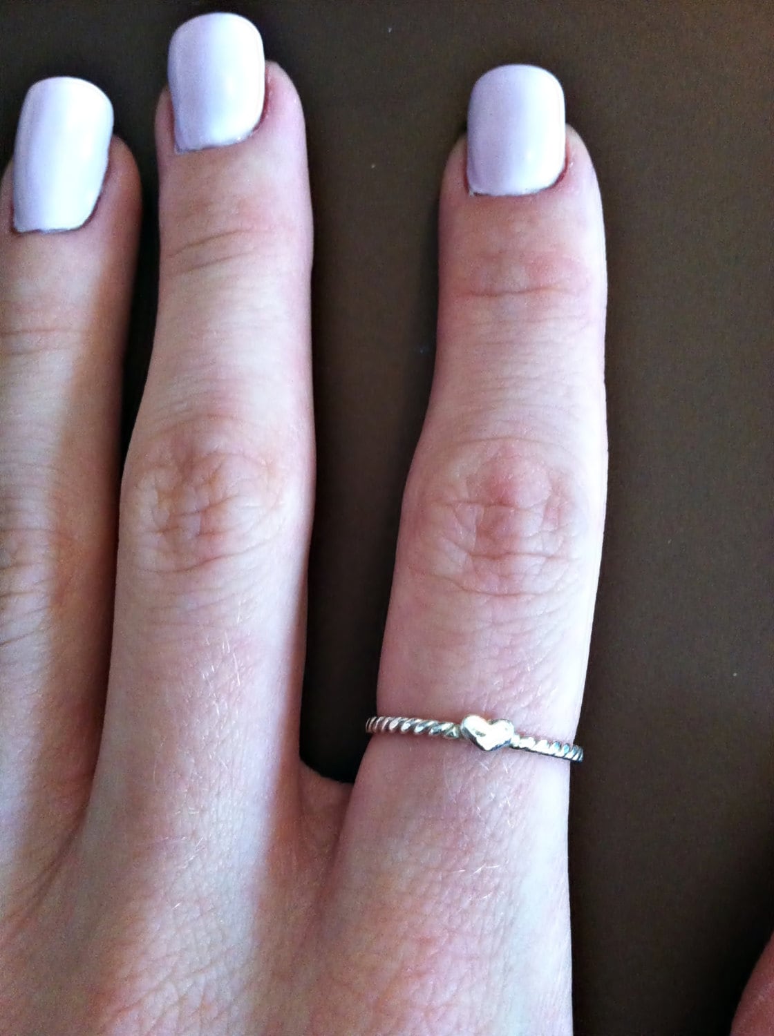 sterling Silber Liebe Ring - Herz sterling Silber Liebe Ring - Herz von CopperfoxGemsJewelry