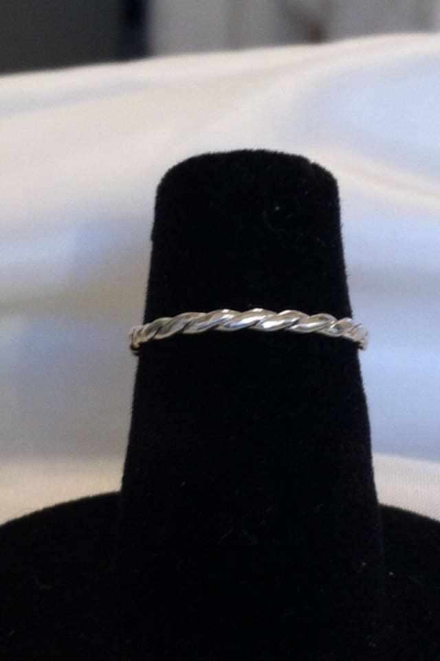 sterling Silber Twisted Band - Einzeln sterling Silber Twisted Band - Einzeln von CopperfoxGemsJewelry
