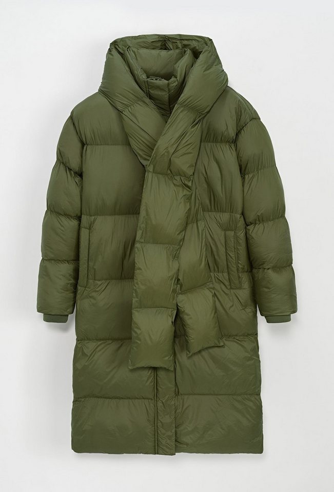 Copperose Parka 6113 Oversize Winterparka Steppmantel mit abnehmbarem Kapuzenschal kuschelig-warm und trotzdem federleicht von Copperose