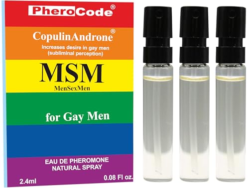 PheroCode MSM Perfume for Gay Men with Pheromones 2.4ml+2.4ml+2.4ml von CopulinAndrone